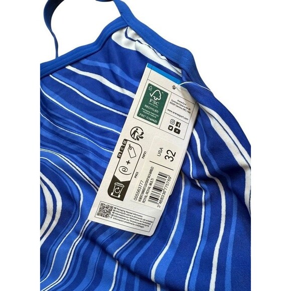 ARENA Womens Size 32 Standard Performance Marbled Swimsuit Light Drop Back Train - Picture 2 of 5